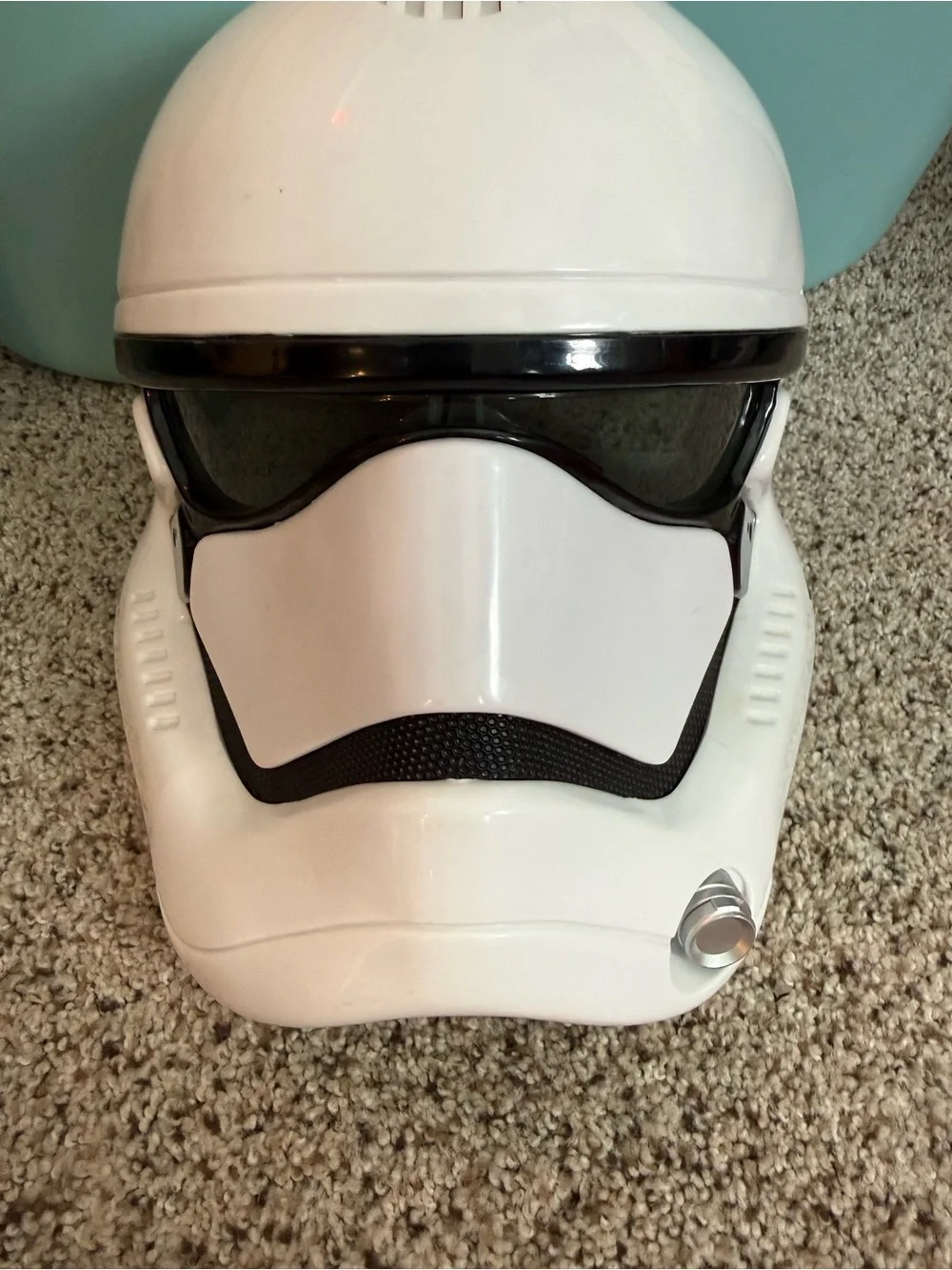 Star Wars White Stormtrooper VR Helmet Cover with Black Visor Accent